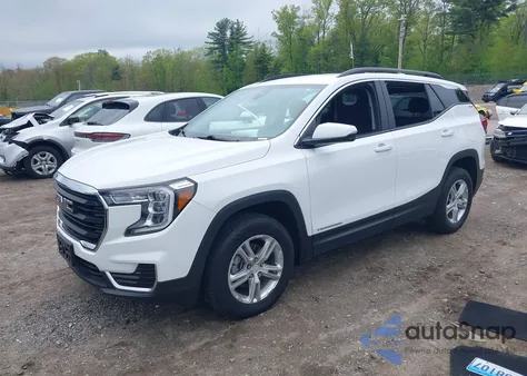 2023 GMC Terrain Awd Sle из США, поврежденный, VIN 3GKALTEG4PL232136